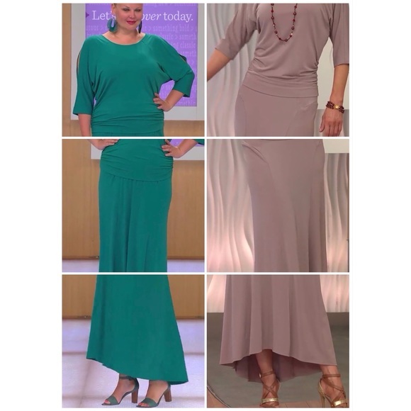 ❌SOLD❌Peekaboo Sleeve Top & Regular Maxi Skirt SET - Picture 5 of 12